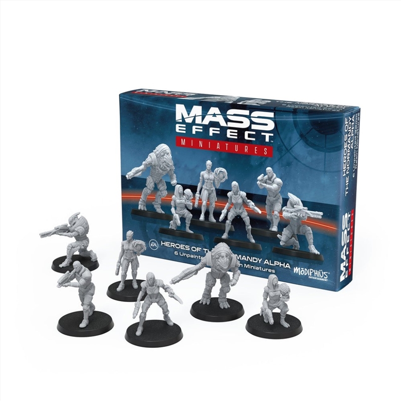 Mass Effect: The Board Game Resin Miniatures Set: Heroes of the Normandy Alpha/Product Detail/Board Games