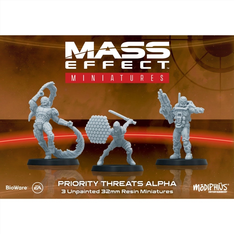 Mass Effect: The Board Game Resin Miniatures Set: Priority Threats Alpha/Product Detail/Board Games