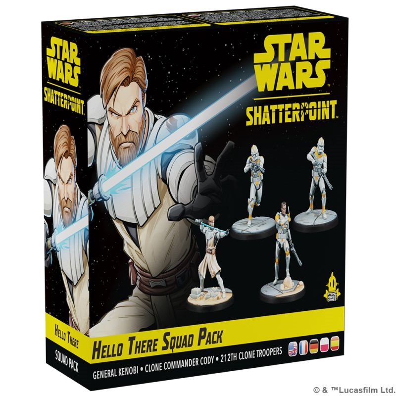 Star Wars: Shatterpoint Hello There General Obi-Wan Kenobi Squad Pack/Product Detail/Games
