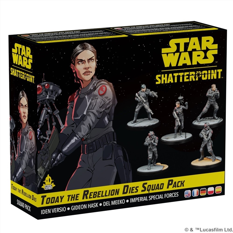 Star Wars: Shatterpoint Today the Rebellion Dies Squad Pack/Product Detail/Games