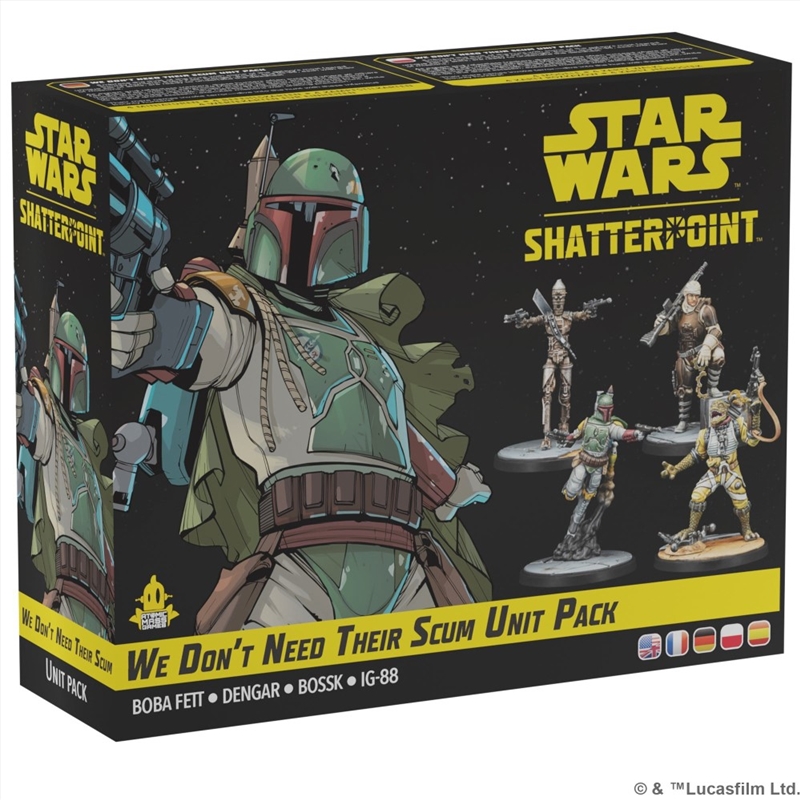 Star Wars: Shatterpoint We Donâ€™t Need Their Scum Squad Pack/Product Detail/Games