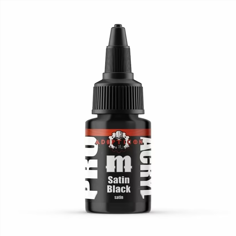 Monument Hobbies - Signature Series - Adepticon - Satin Black 22ml/Product Detail/Paints