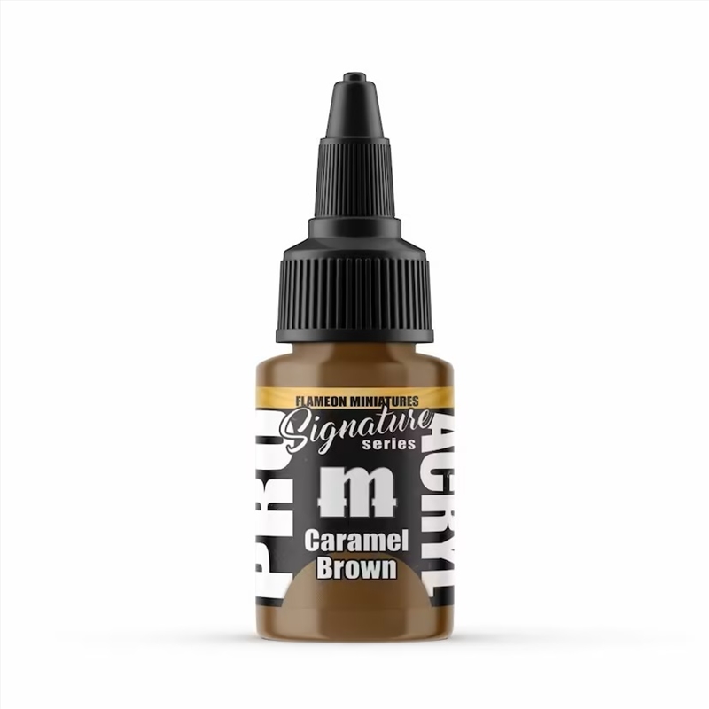 Monument Hobbies - Signature Series - Flameon - Caramel Brown 22ml/Product Detail/Paints