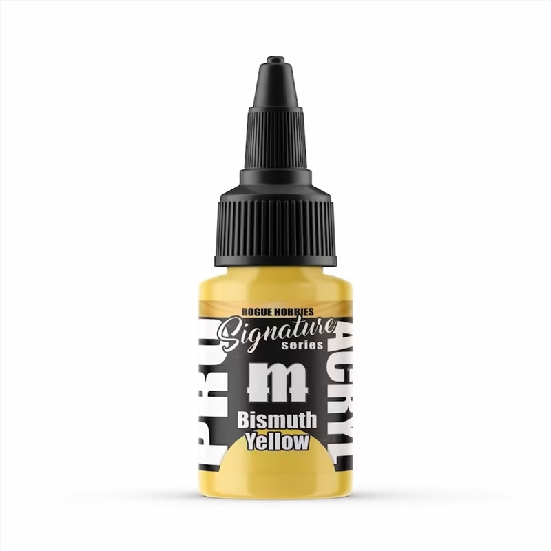 Monument Hobbies - Signature Series - Rogue Hobbies - Bismuth Yellow 22ml/Product Detail/Paints