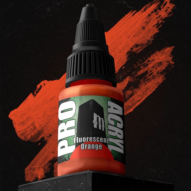 Monument Pro Acryl - Fluorescent Orange 22ml/Product Detail/Paints