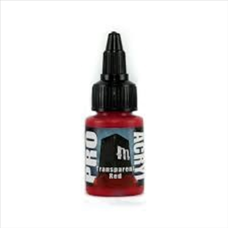 Monument Pro Acryl - Transparent Red 22ml/Product Detail/Paints