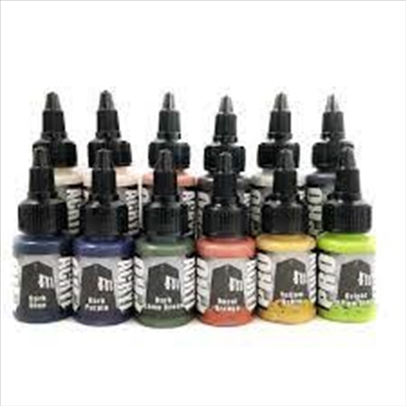 Monument Pro Acryl Sets - Expansion Set 1 12 Colors/Product Detail/Paints