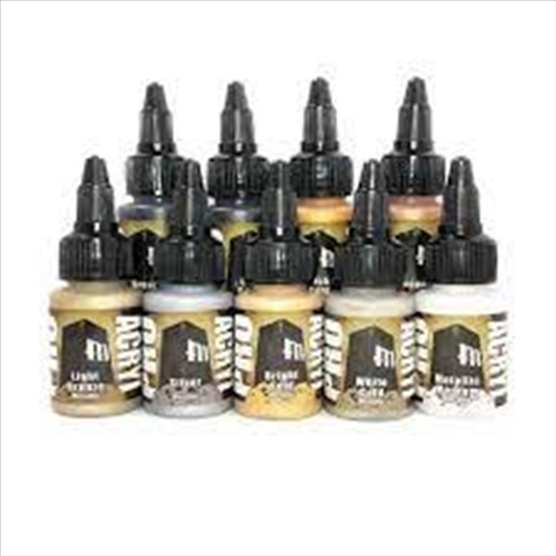 Monument Pro Acryl Sets - Metallic Set 9 Colors/Product Detail/Paints