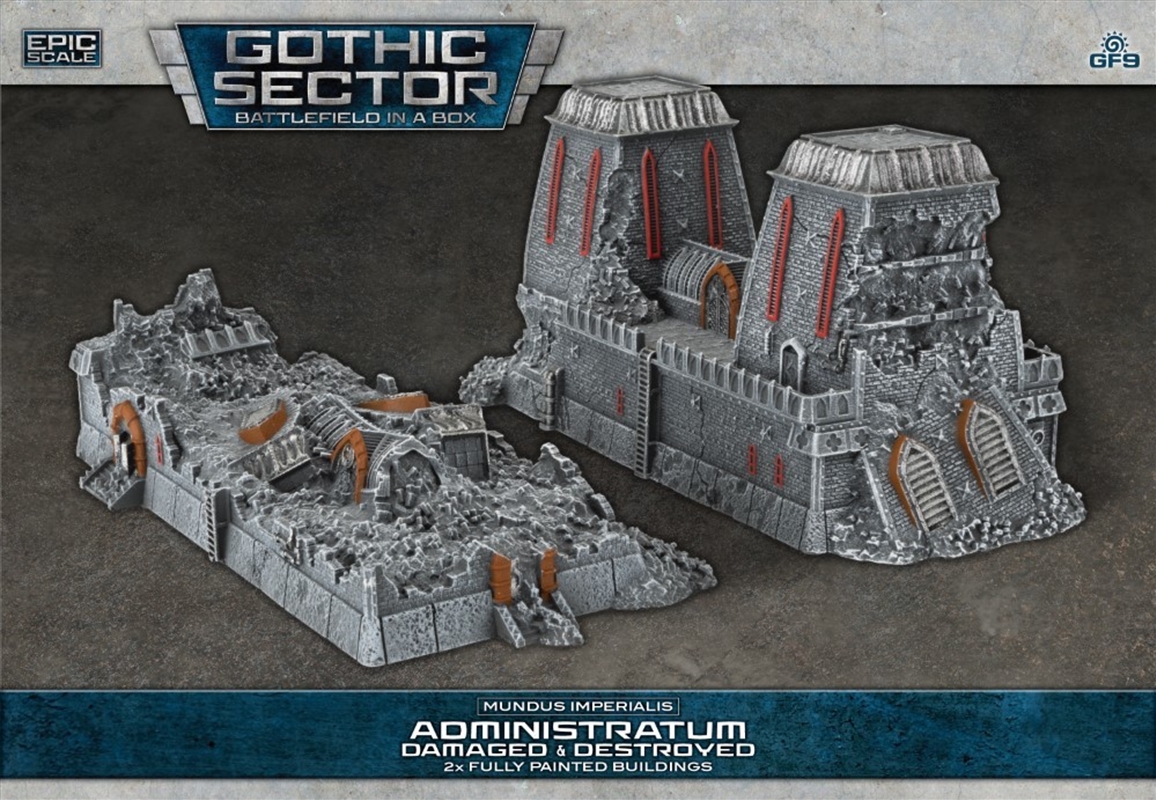 Battlefield in a Box: Gothic Sector Mundus Imperialis: Administratum (Damaged & Destroyed)/Product Detail/RPG Games