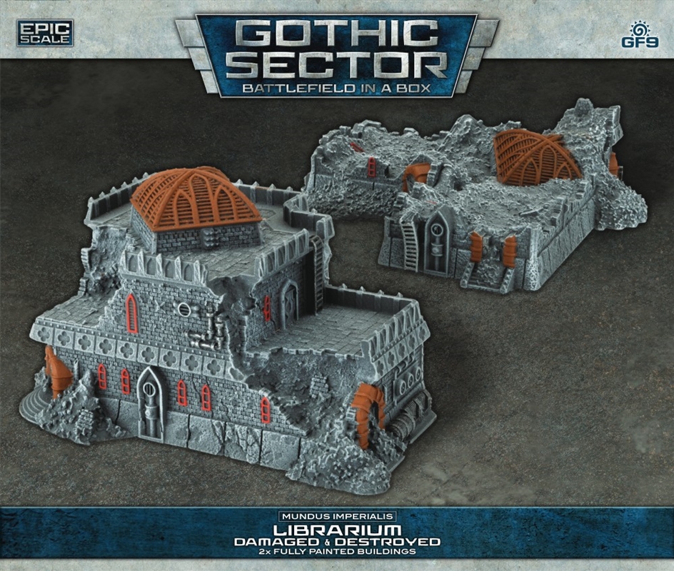 Battlefield in a Box: Gothic Sector Mundus Imperialis: Librarium (Damaged & Destroyed)/Product Detail/RPG Games