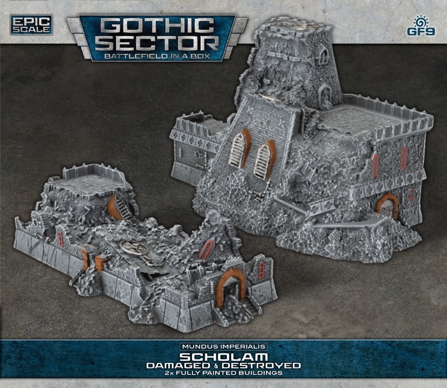 Battlefield in a Box: Gothic Sector Mundus Imperialis: Scholam (Damaged & Destroyed)/Product Detail/RPG Games