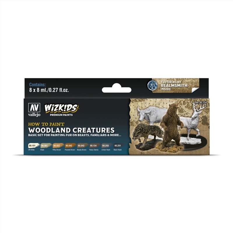 Wizkids Premium Paint Set by Vallejo: Woodland Creatures/Product Detail/RPG Games
