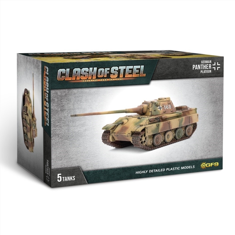 Clash of Steel: Panther (8.8cm) Tank Platoon/Product Detail/RPG Games