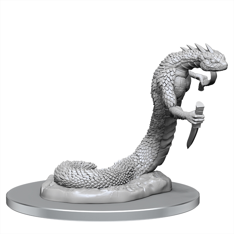 Critical Role Unpainted Miniatures Serpentfolk & Serpentfolk Ghost/Product Detail/RPG Games
