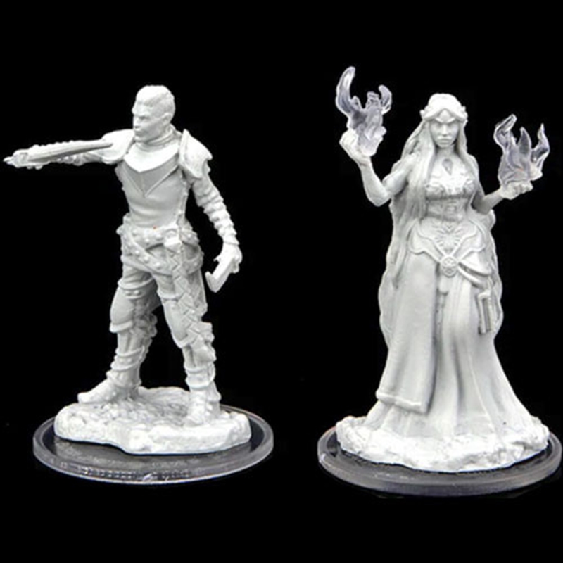 Critical Role Unpainted Minis: Turst Militia Swordsman & Lyrengorn Holy Priest/Product Detail/RPG Games