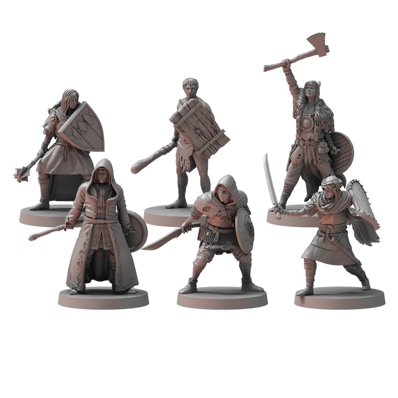 Dark Souls RPG Miniatures: Unkindled Heroes Pack 2/Product Detail/RPG Games