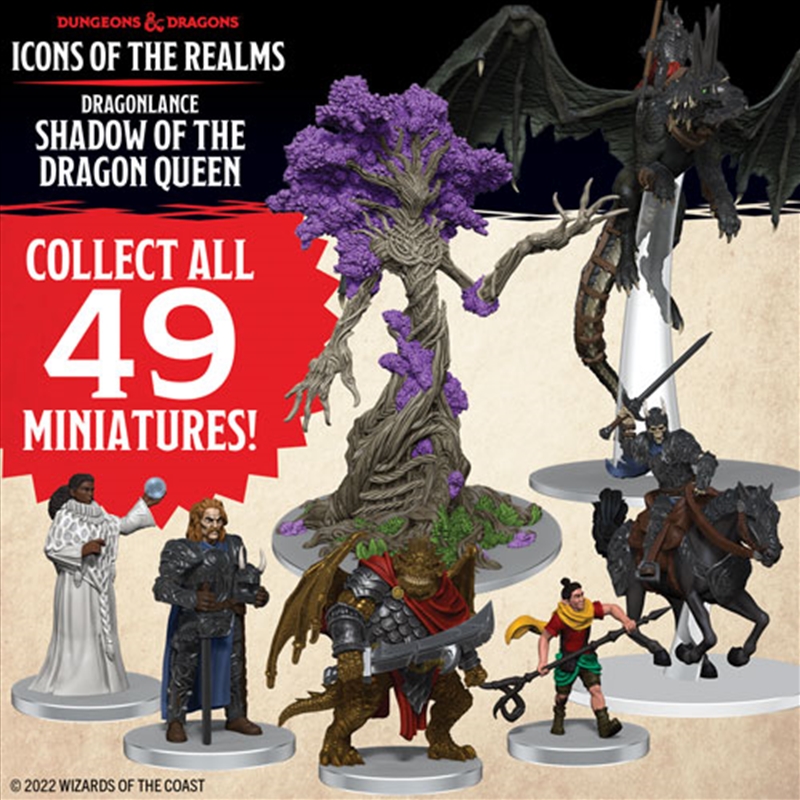 D&D Icons of the Realms Dragonlance Shadow of the Dragon Queen Booster Brick/Product Detail/RPG Games