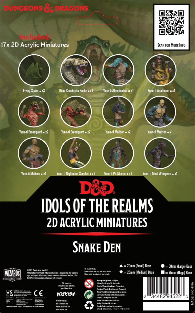 D&D Idols of the Realms Scales & Tails Snake Den 2D Set/Product Detail/RPG Games
