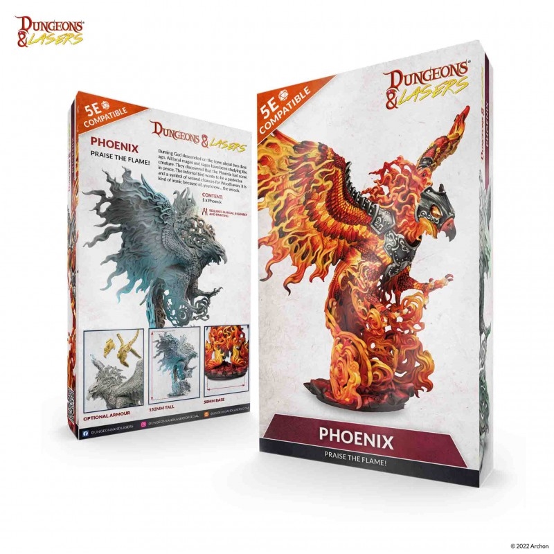 Dungeons & Lasers: Miniatures - Phoenix/Product Detail/RPG Games