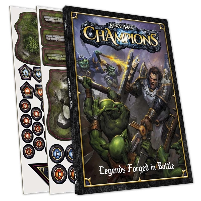 Kings of War Champions - Rulebook & Tokens/Product Detail/RPG Games