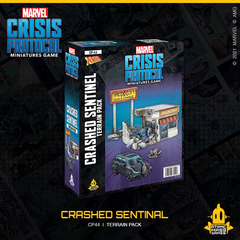 Marvel: Crisis Protocol Crashed Sentinel Terrain Pack/Product Detail/RPG Games