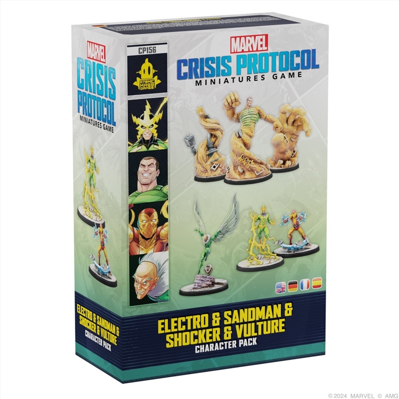 Marvel: Crisis Protocol Electro & Sandman & Shocker & Vulture/Product Detail/RPG Games