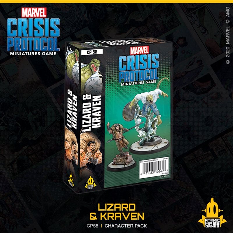 Marvel: Crisis Protocol Lizard & Kraven/Product Detail/RPG Games