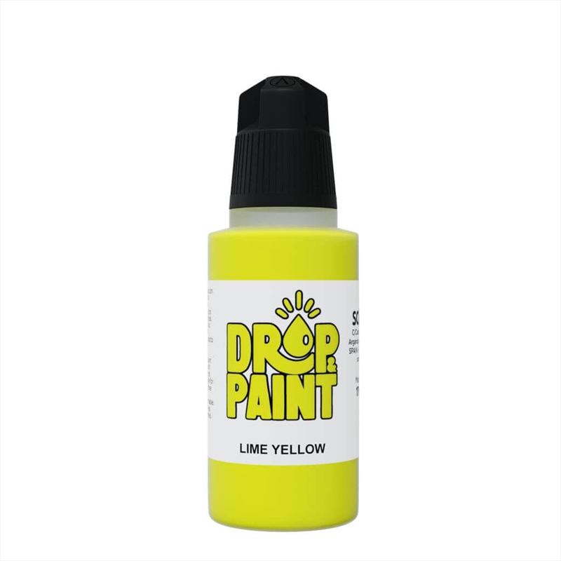 Scale 75 - Drop and Paints - Lime Yellow 17ml/Product Detail/Paints