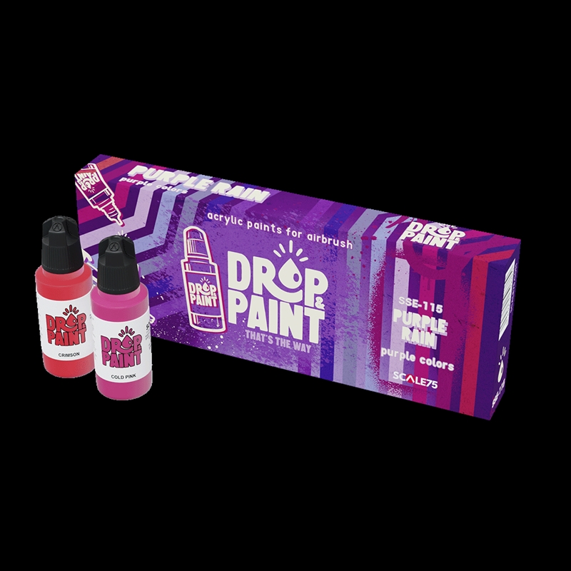 Scale 75 - Drop and Paints - Purple Rain Paint Set/Product Detail/Paints