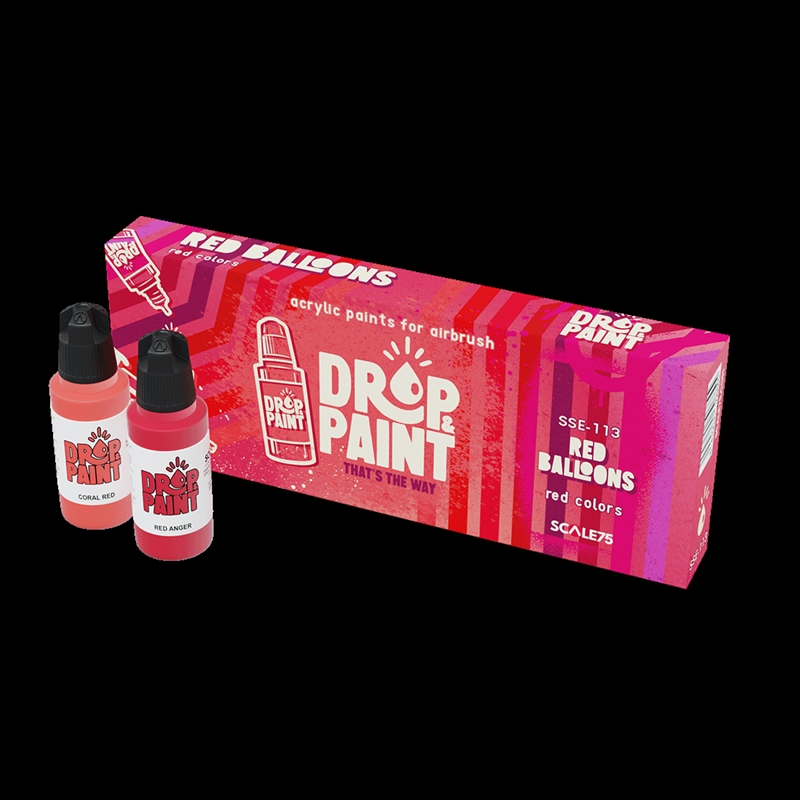 Scale 75 - Drop and Paints - Red Balloons Paint Set/Product Detail/Paints