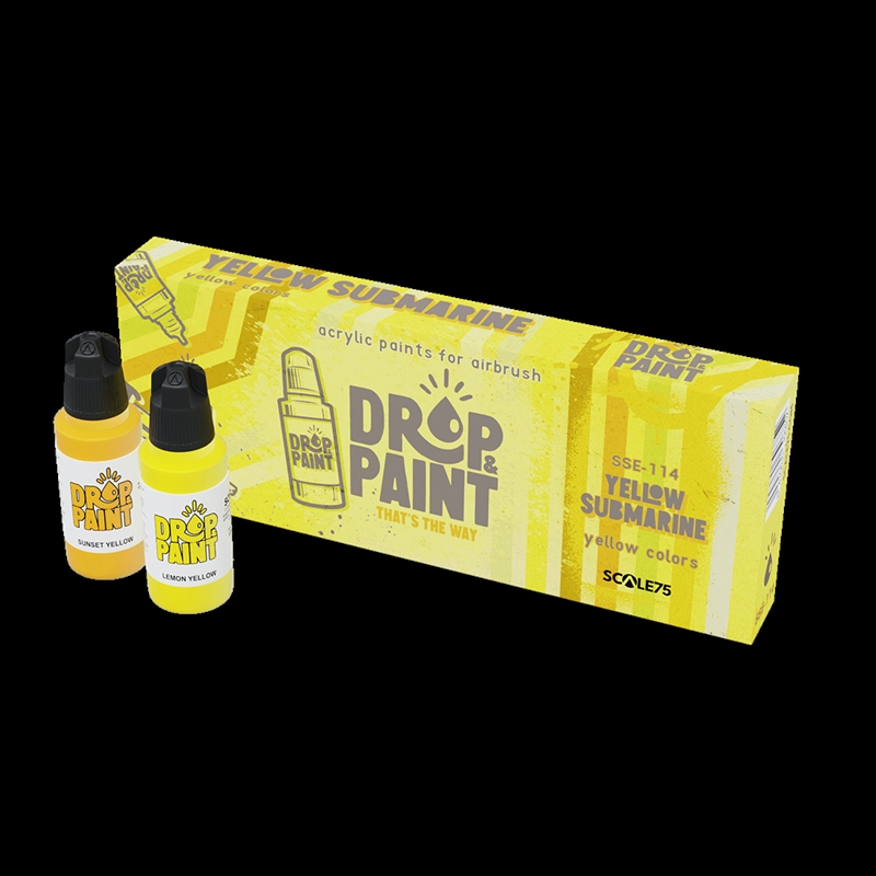 Scale 75 - Drop and Paints - Yellow Submarine Paint Set/Product Detail/Paints
