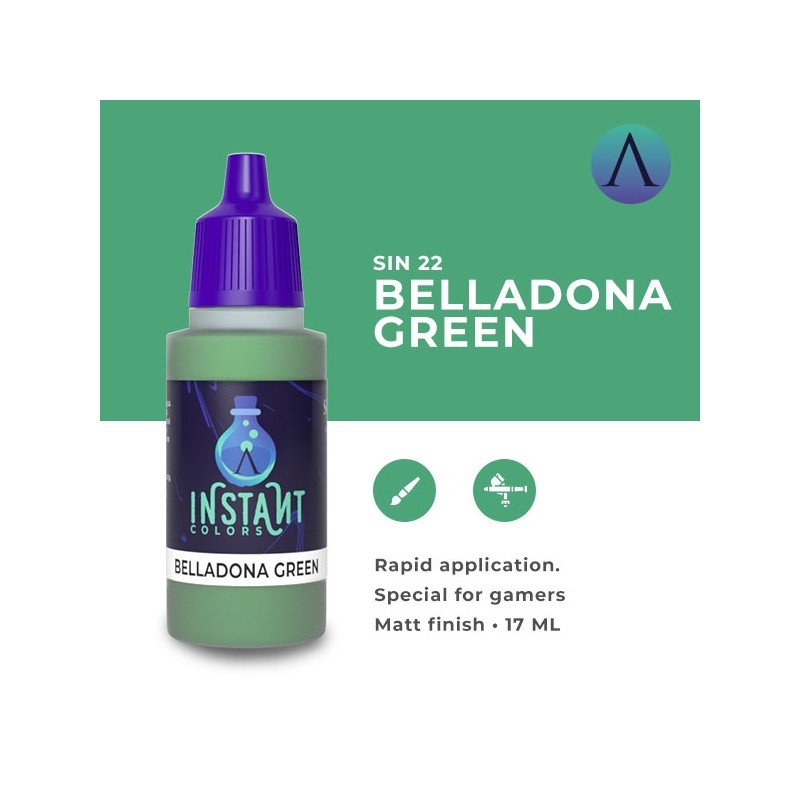 Scale 75 - Instant Colors - Belladonna Green 17ml/Product Detail/Paints