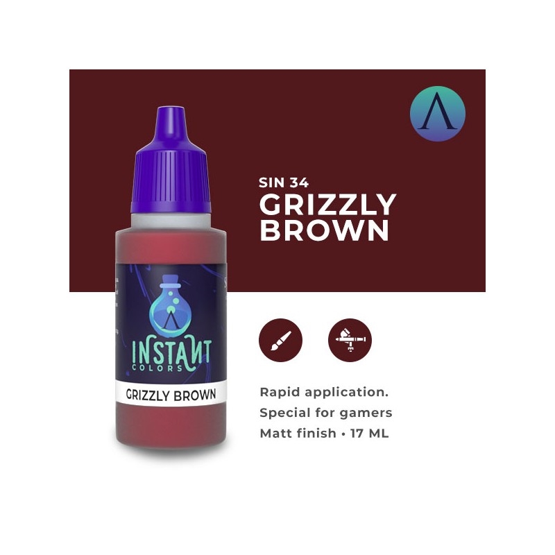 Scale 75 - Instant Colors - Grizzly Brown 17ml/Product Detail/Paints
