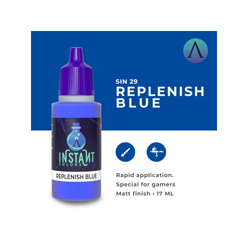 Scale 75 - Instant Colors - Replenish Blue 17ml/Product Detail/Paints