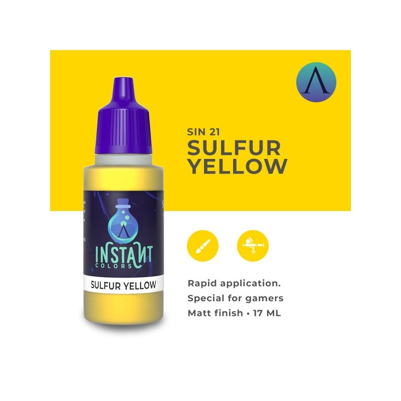 Scale 75 - Instant Colors - Sulfur Yellow 17ml/Product Detail/Paints