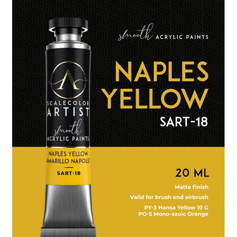 Scale 75 - Scalecolor Artist - Yellow Naples 20ml/Product Detail/Paints