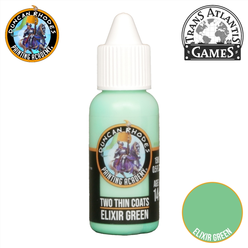 Two Thin Coats - Elixir Green 15ml/Product Detail/Paints