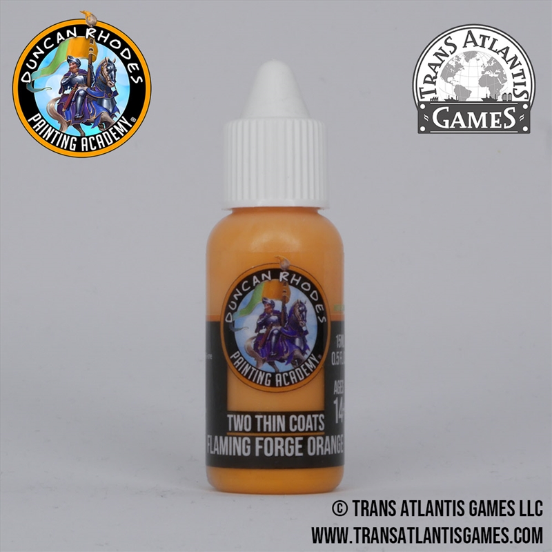 Two Thin Coats - Flaming Forge Orange 15ml/Product Detail/Paints