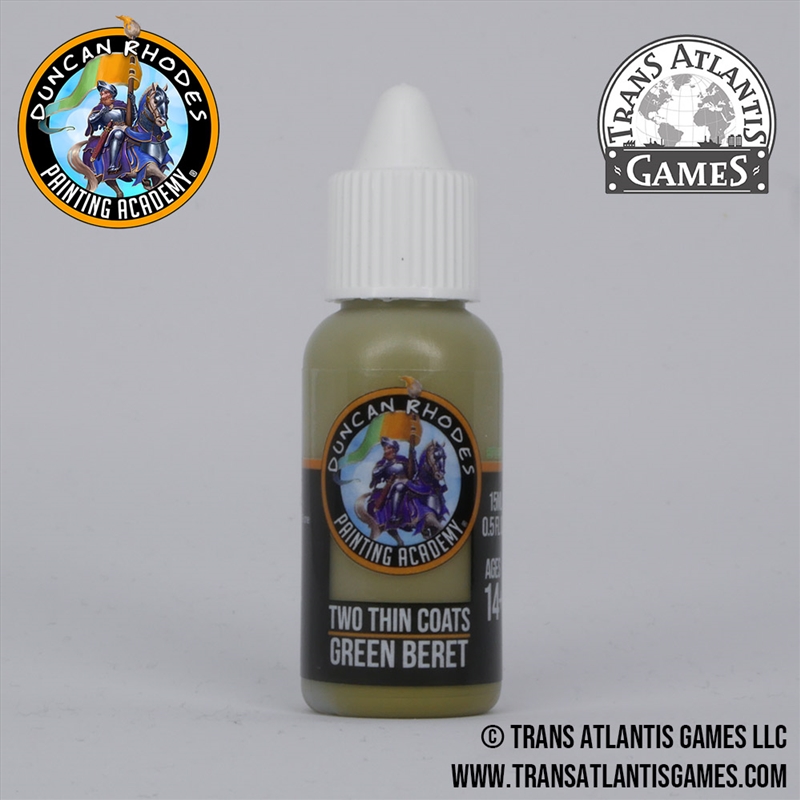 Two Thin Coats - Green Beret 15ml/Product Detail/Paints