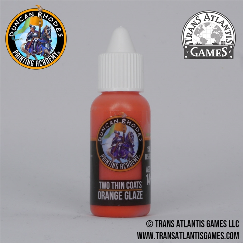 Two Thin Coats - Orange Glaze 15ml/Product Detail/Paints