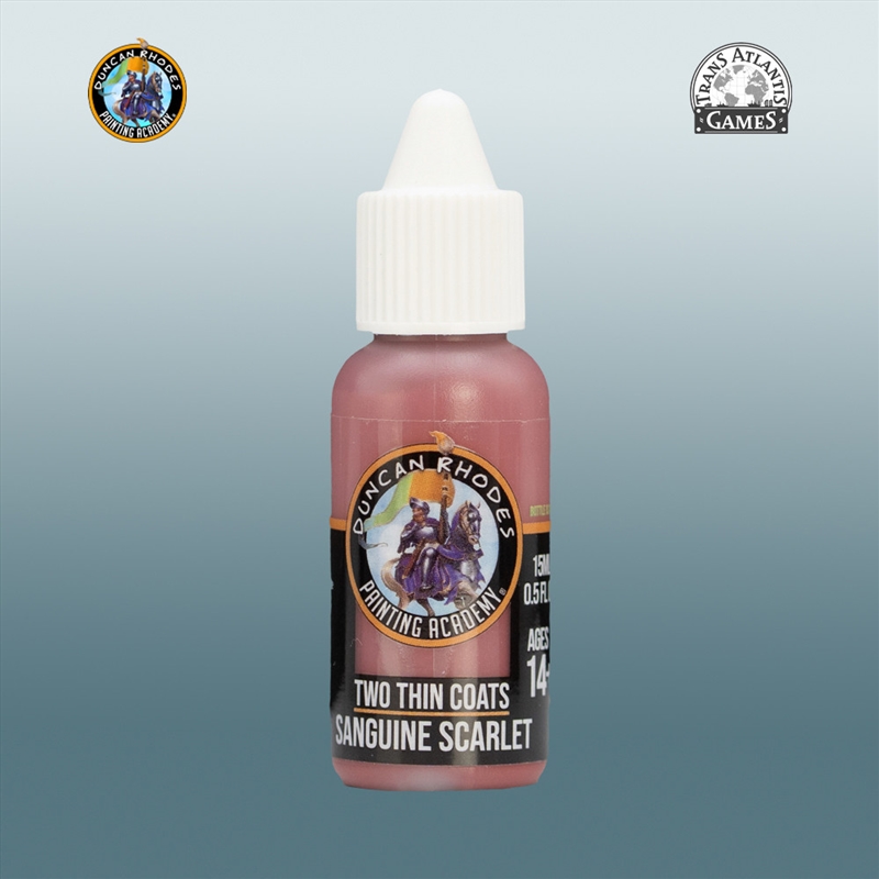 Two Thin Coats - Sanguine Scarlet 15ml/Product Detail/Paints