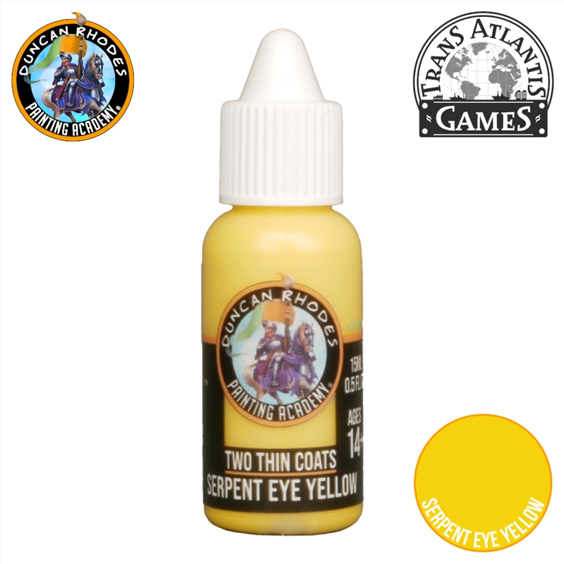 Two Thin Coats - Serpent Eye Yellow 15ml/Product Detail/Paints