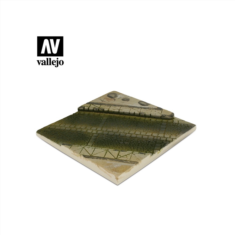 Vallejo - Scenics Bases 1/35 - 14x14 Paved Street Section Diorama Base/Product Detail/Arts & Craft