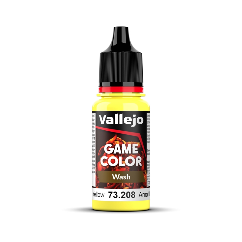 Vallejo - Game Colour - Wash - Yellow 18ml/Product Detail/Paints