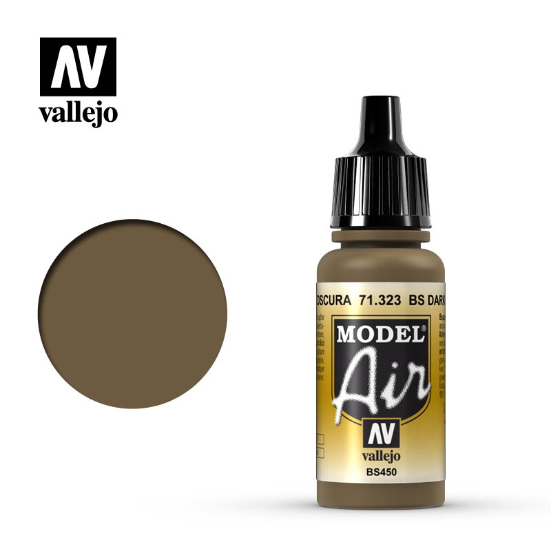 Vallejo - Model Air - BS Dark Earth 17 ml/Product Detail/Paints