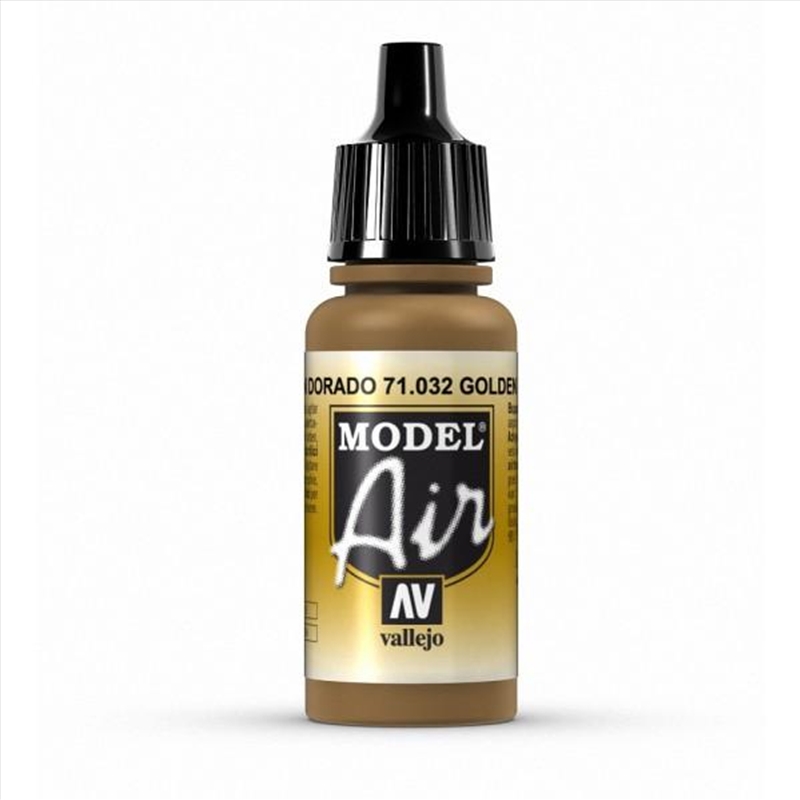 Vallejo - Model Air - Golden Brown 17 ml/Product Detail/Paints