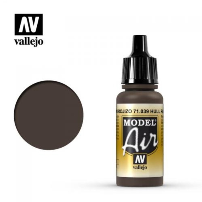 Vallejo - Model Air - Hull Red 17 ml/Product Detail/Paints