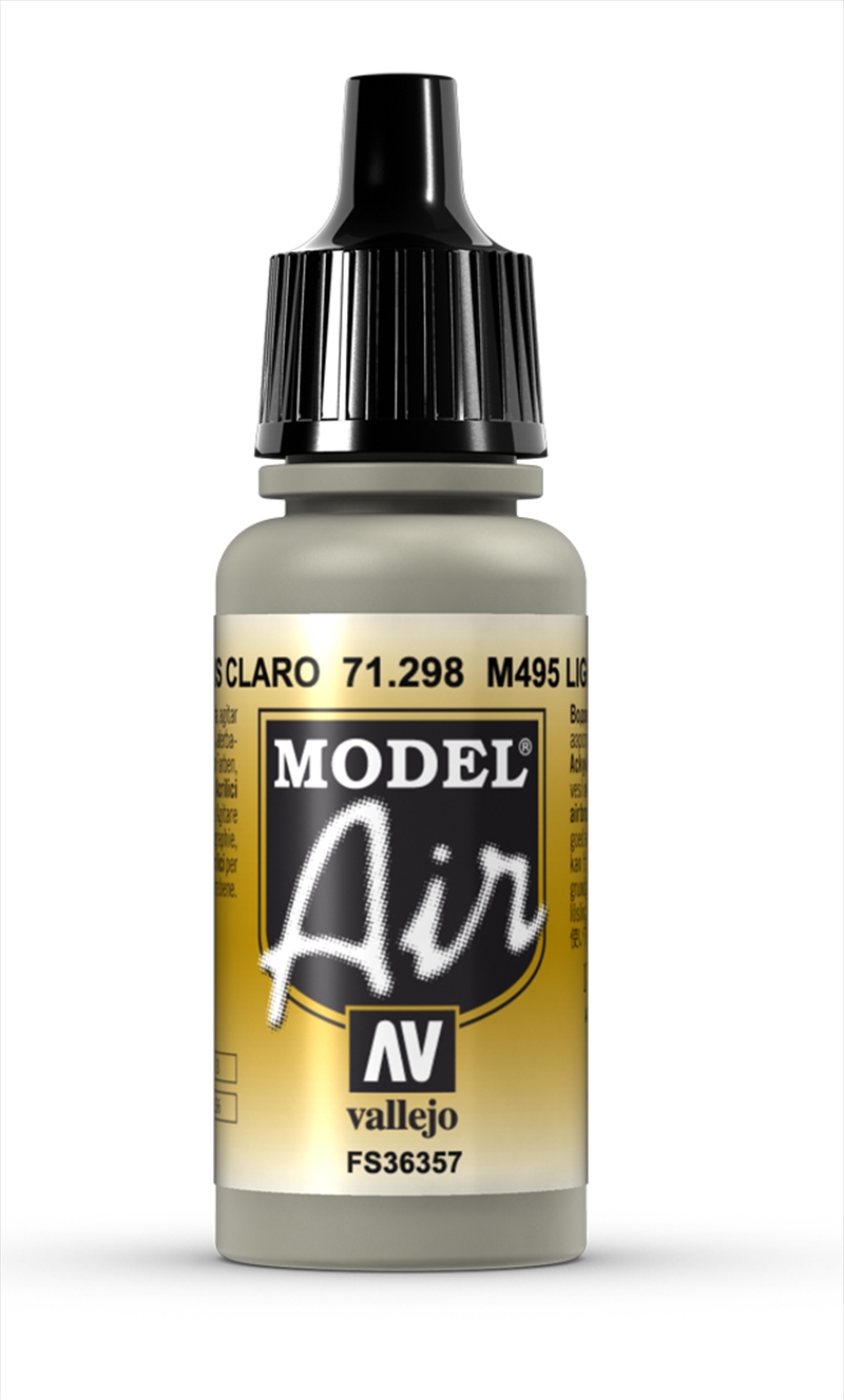 Vallejo - Model Air - M495 Light Gray 17 ml/Product Detail/Paints