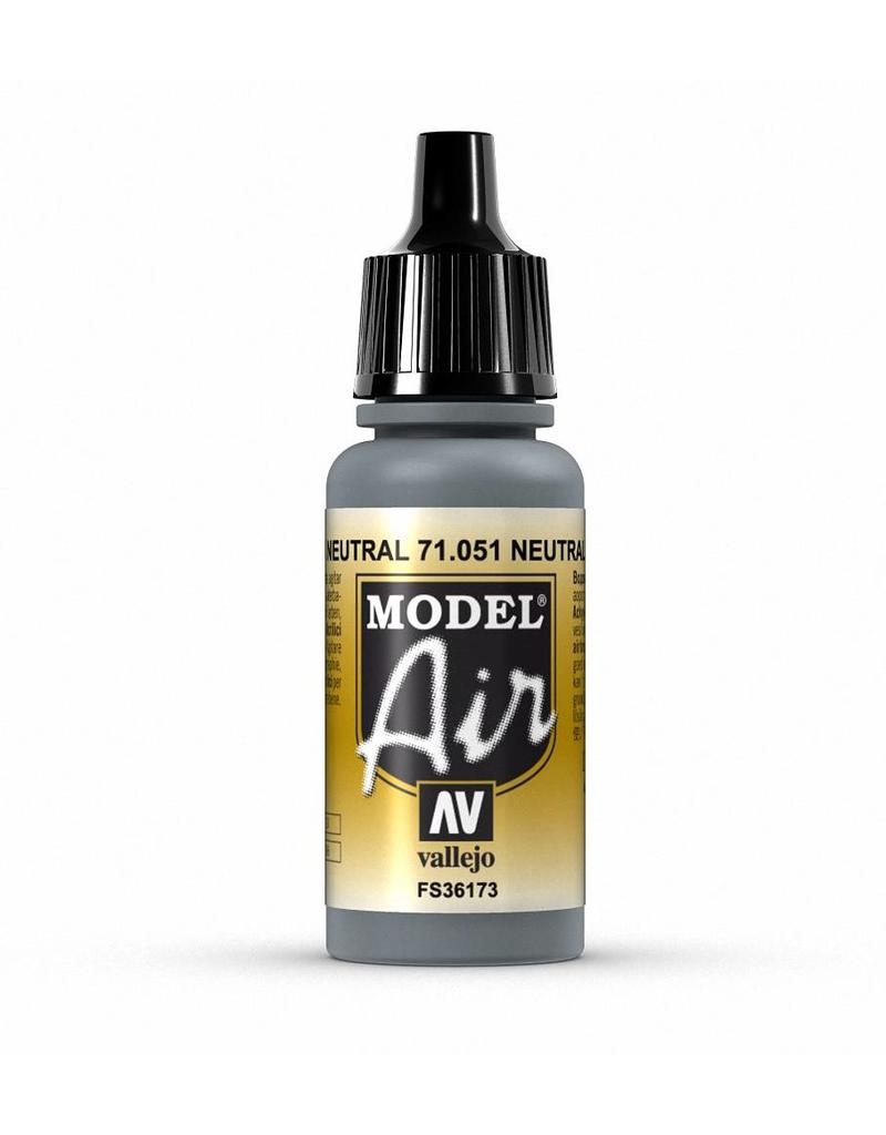Vallejo - Model Air - Neutral Gray 17 ml/Product Detail/Paints