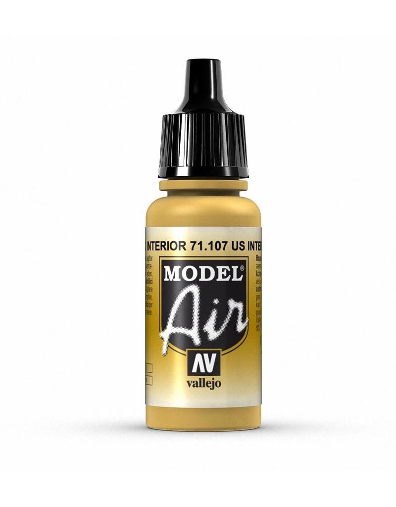Vallejo - Model Air - US Interior Yellow 17 ml/Product Detail/Paints